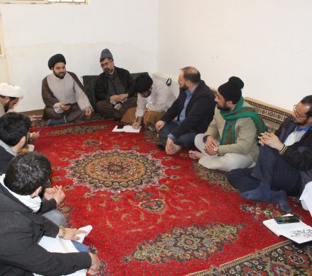 جلسہ مجلس جامعہ روحانیت بلتستان پاکستان کا ماہانہ جلسہ منعقد