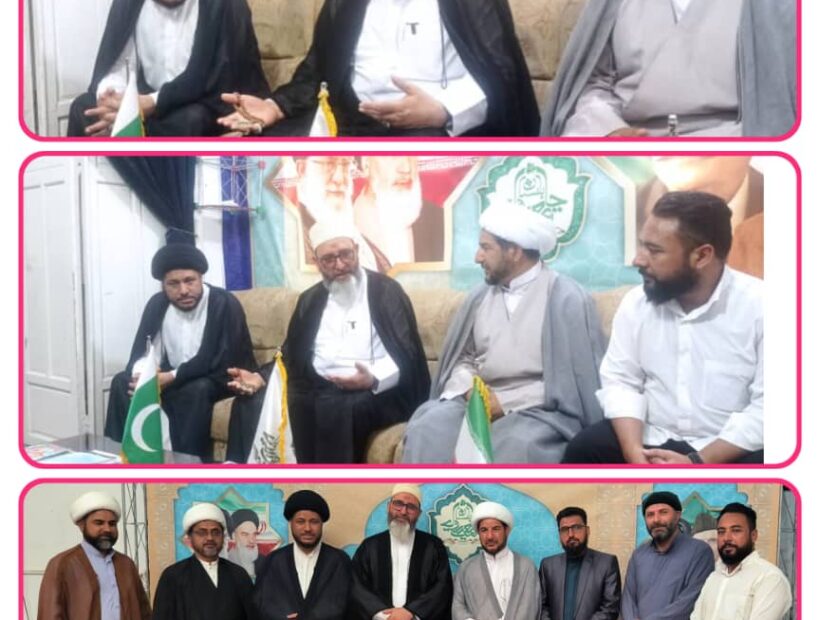 شیخ اکمل طاہری کا جامعہ روحانیت بلتستان کے دفتر کا دورہ، تبلیغی و رفاہی سرگرمیوں پر تبادلہ خیال