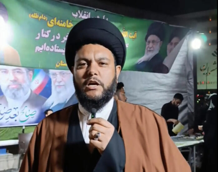 اظهار خیال: حجت الاسلام سید احمد رضوی _ موکب جامعه روحانیت بلتستان قم ایران